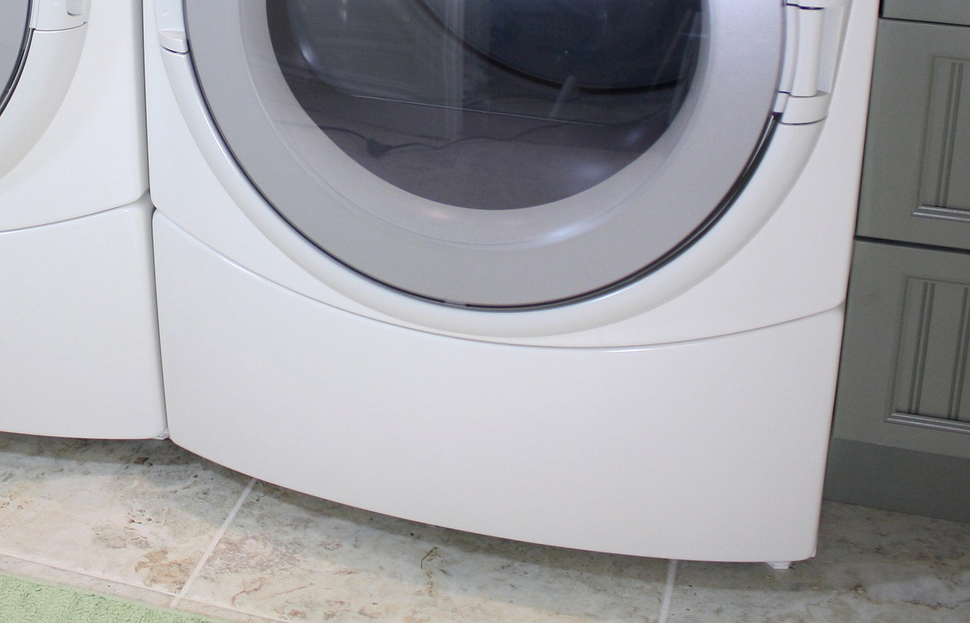 Real photo of modern front load tumble dryer for Kitchen appliance energy habits that are easy to change
