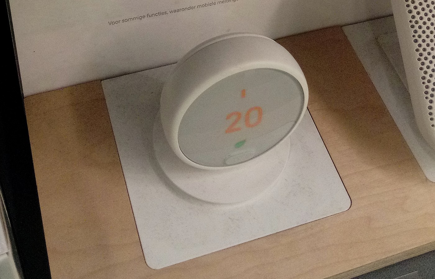 Real photo of nest thermostat photo for Smart thermostat buying questions before installation